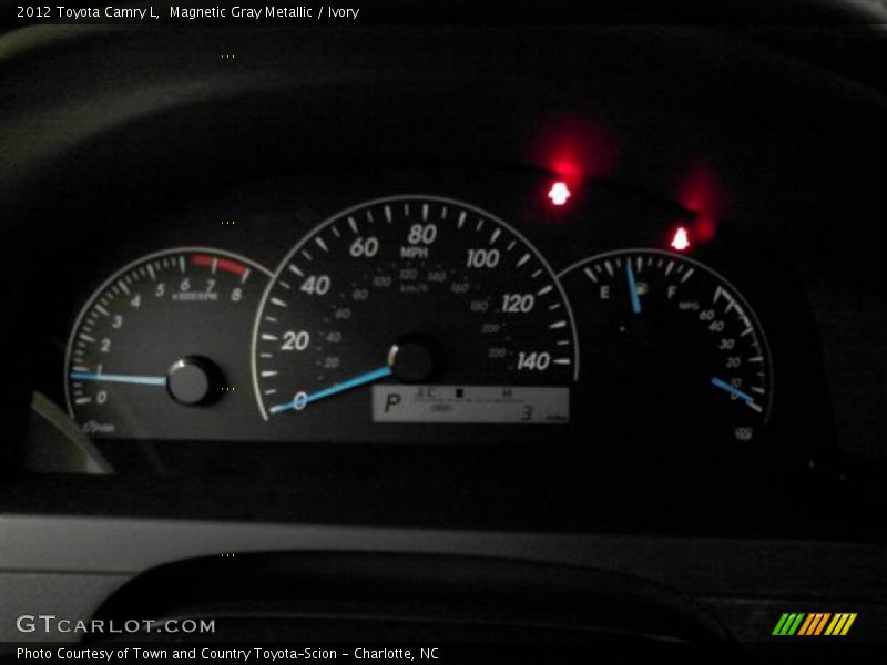 Magnetic Gray Metallic / Ivory 2012 Toyota Camry L
