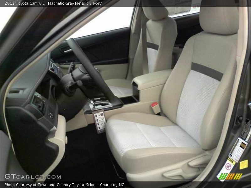  2012 Camry L Ivory Interior