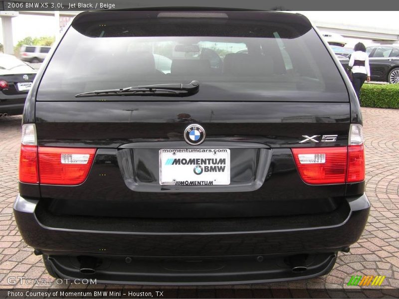 Jet Black / Beige 2006 BMW X5 3.0i