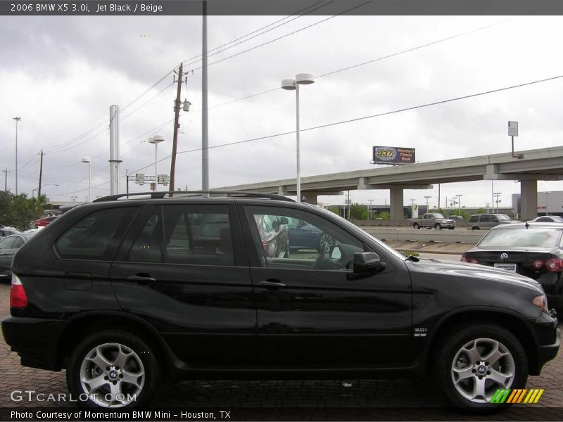 Jet Black / Beige 2006 BMW X5 3.0i