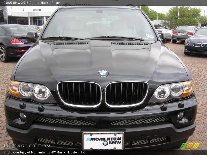 Jet Black / Beige 2006 BMW X5 3.0i