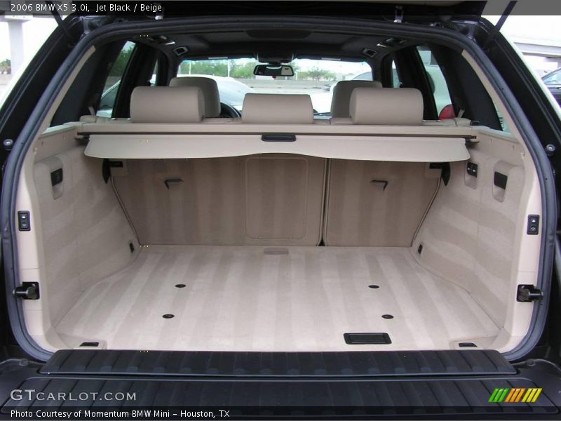 Jet Black / Beige 2006 BMW X5 3.0i