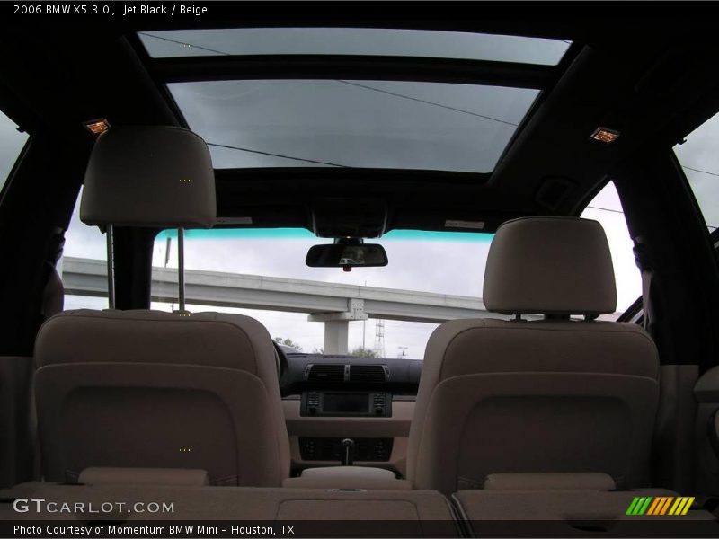 Jet Black / Beige 2006 BMW X5 3.0i