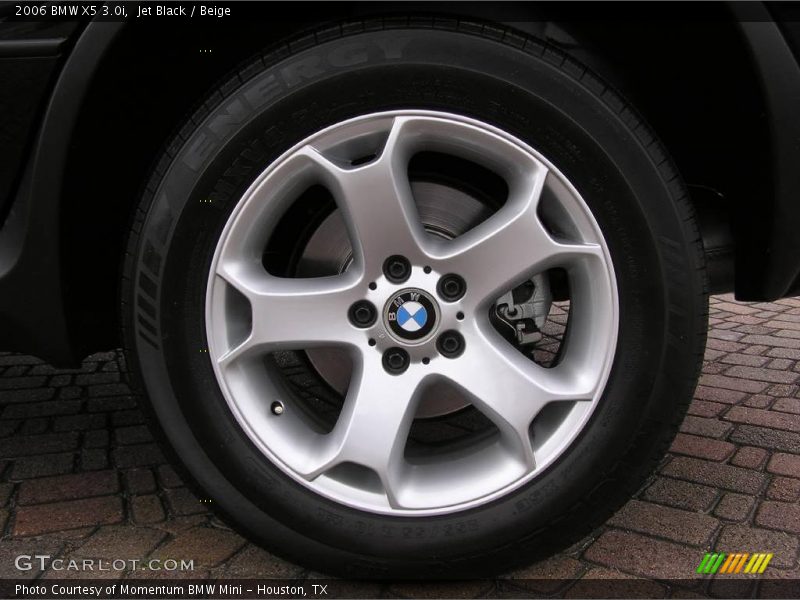 Jet Black / Beige 2006 BMW X5 3.0i