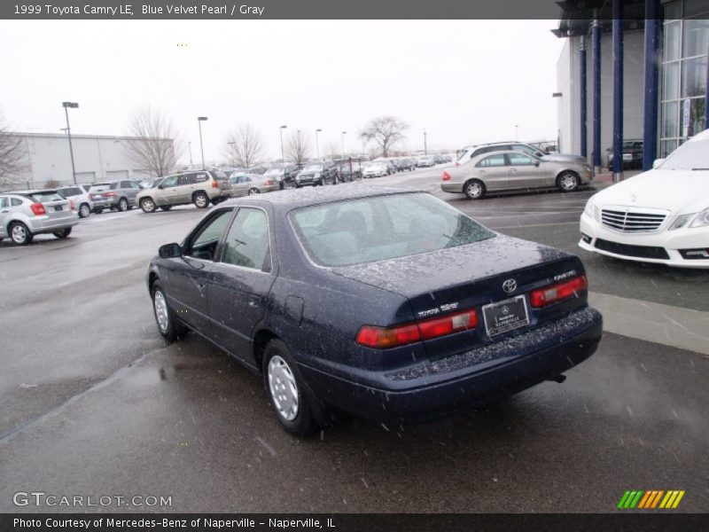 Blue Velvet Pearl / Gray 1999 Toyota Camry LE