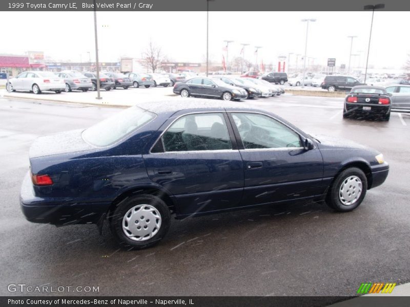 Blue Velvet Pearl / Gray 1999 Toyota Camry LE