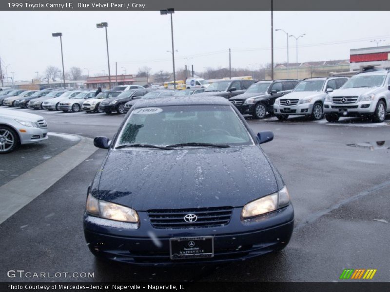 Blue Velvet Pearl / Gray 1999 Toyota Camry LE