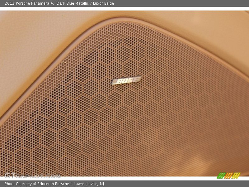 Dark Blue Metallic / Luxor Beige 2012 Porsche Panamera 4