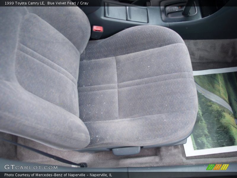 Blue Velvet Pearl / Gray 1999 Toyota Camry LE