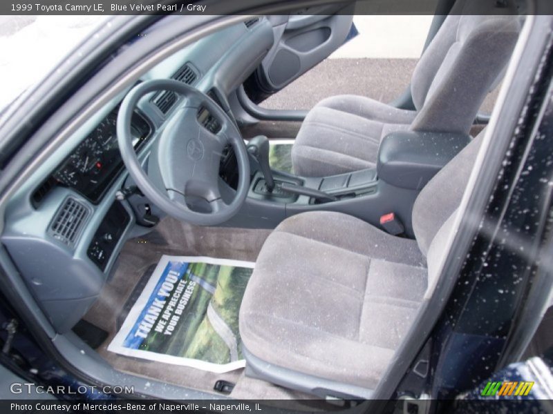 Blue Velvet Pearl / Gray 1999 Toyota Camry LE