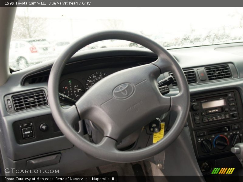 Blue Velvet Pearl / Gray 1999 Toyota Camry LE