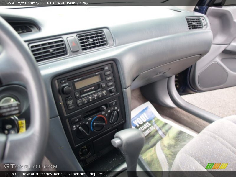 Blue Velvet Pearl / Gray 1999 Toyota Camry LE