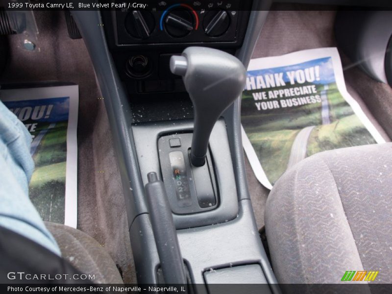 Blue Velvet Pearl / Gray 1999 Toyota Camry LE