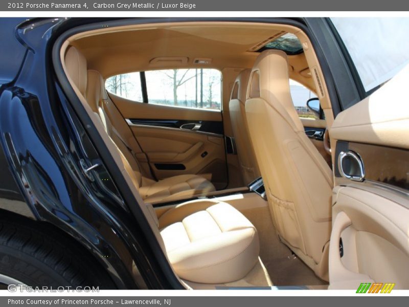 Carbon Grey Metallic / Luxor Beige 2012 Porsche Panamera 4