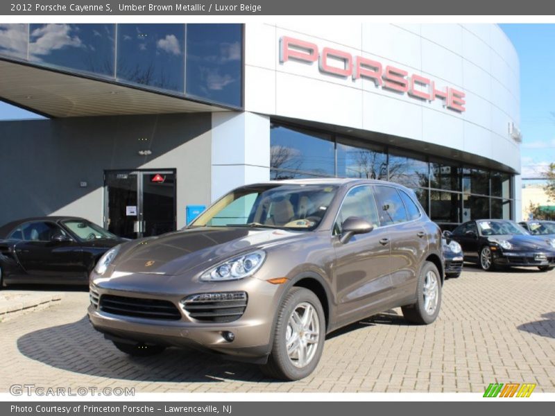 Umber Brown Metallic / Luxor Beige 2012 Porsche Cayenne S