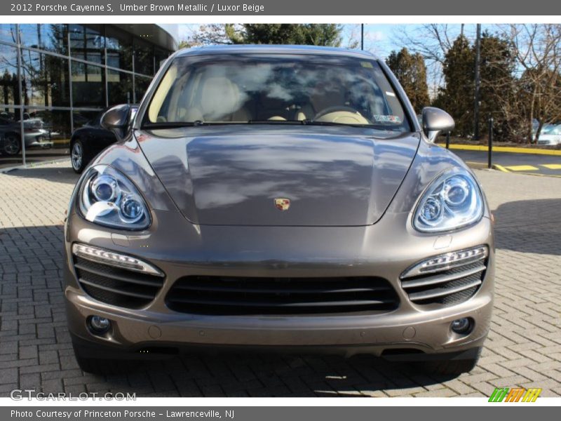 Umber Brown Metallic / Luxor Beige 2012 Porsche Cayenne S