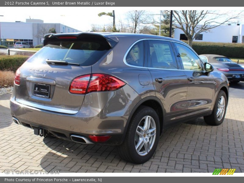 Umber Brown Metallic / Luxor Beige 2012 Porsche Cayenne S