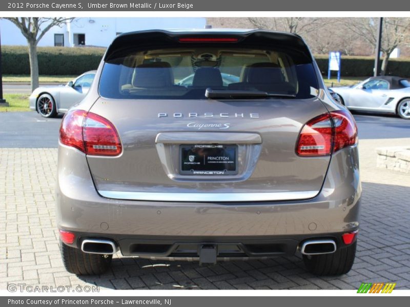 Umber Brown Metallic / Luxor Beige 2012 Porsche Cayenne S