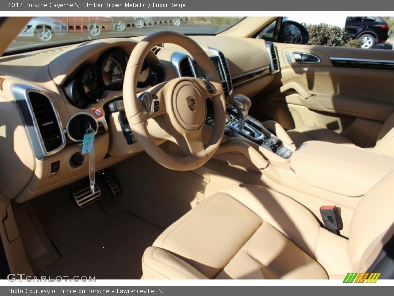 Umber Brown Metallic / Luxor Beige 2012 Porsche Cayenne S