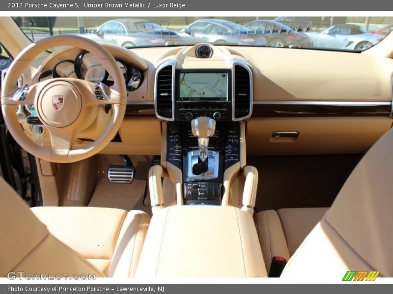 Umber Brown Metallic / Luxor Beige 2012 Porsche Cayenne S