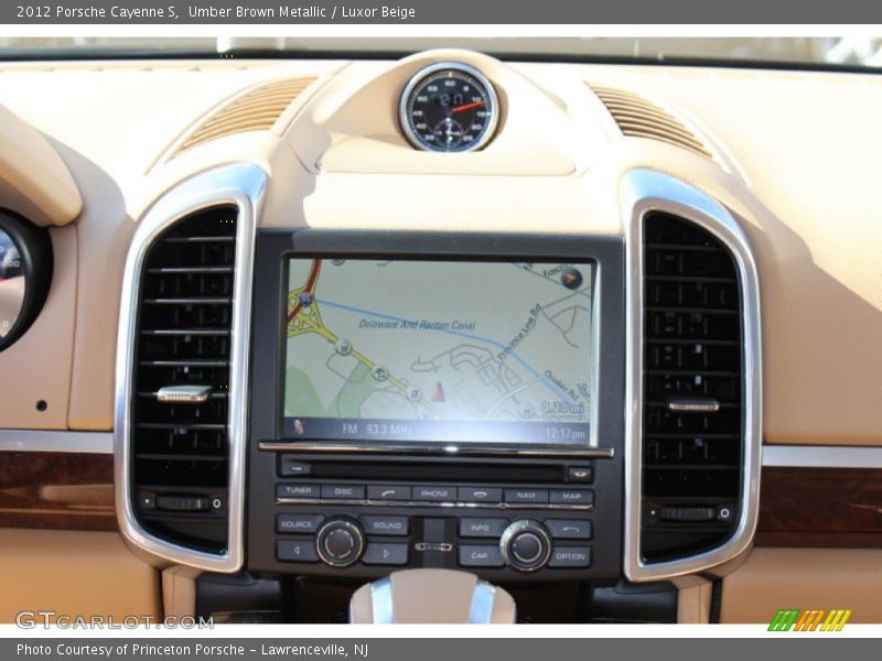Umber Brown Metallic / Luxor Beige 2012 Porsche Cayenne S