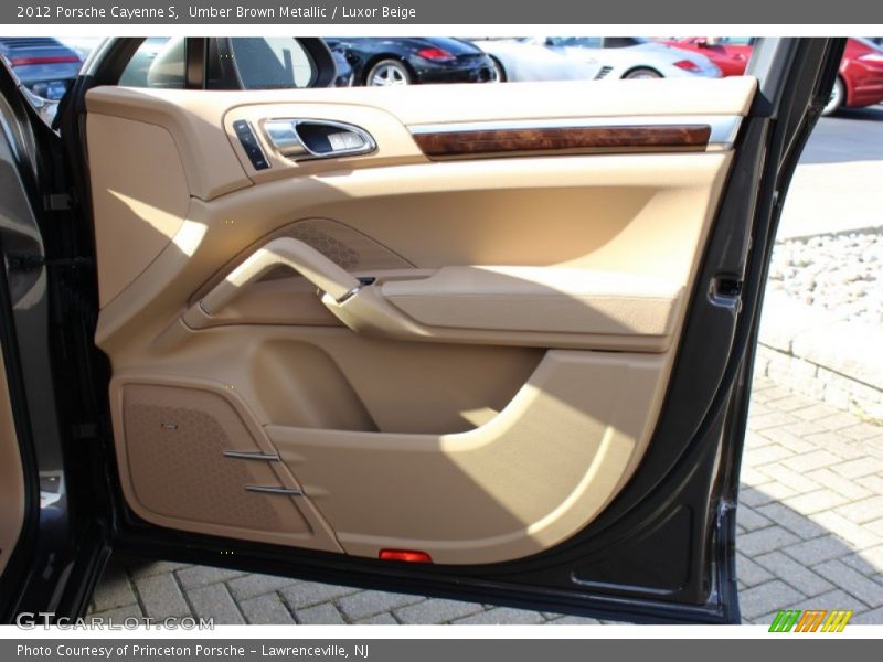 Umber Brown Metallic / Luxor Beige 2012 Porsche Cayenne S