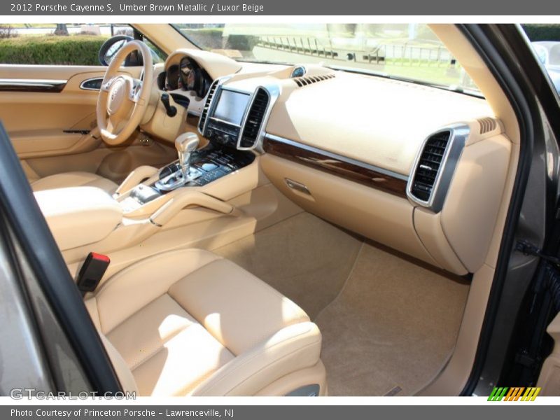 Umber Brown Metallic / Luxor Beige 2012 Porsche Cayenne S