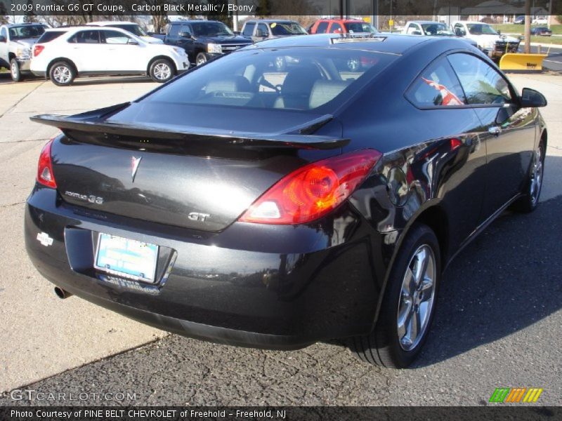 Carbon Black Metallic / Ebony 2009 Pontiac G6 GT Coupe