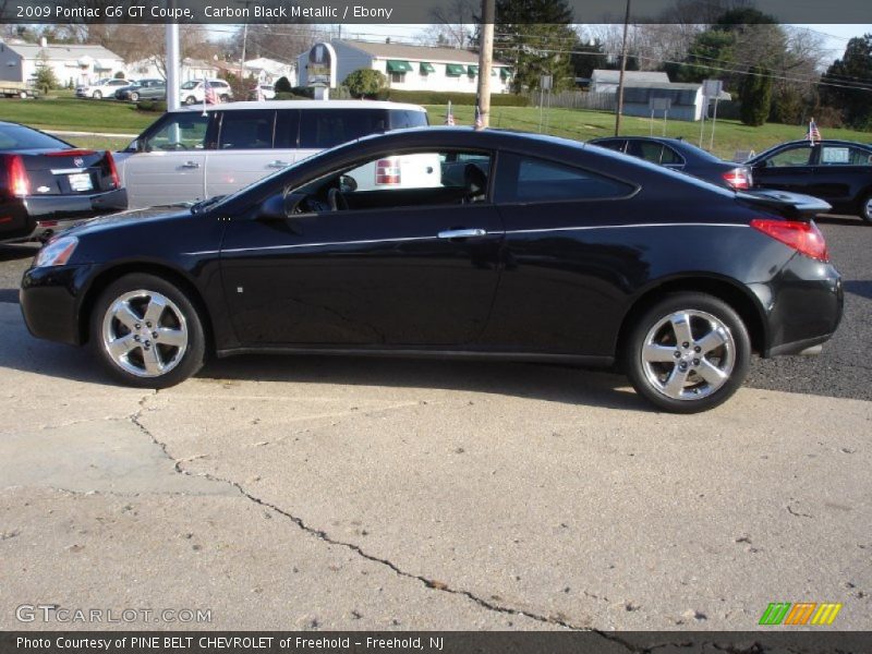 Carbon Black Metallic / Ebony 2009 Pontiac G6 GT Coupe