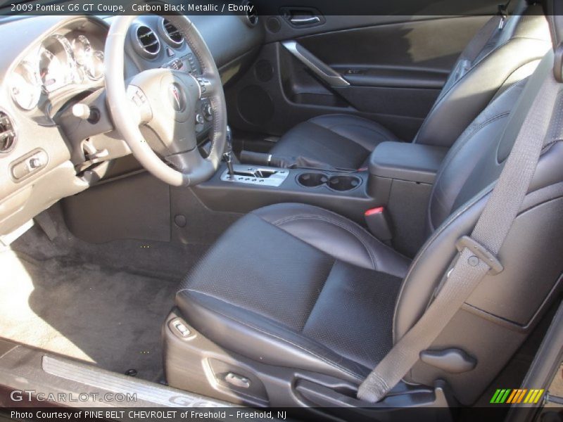 Carbon Black Metallic / Ebony 2009 Pontiac G6 GT Coupe
