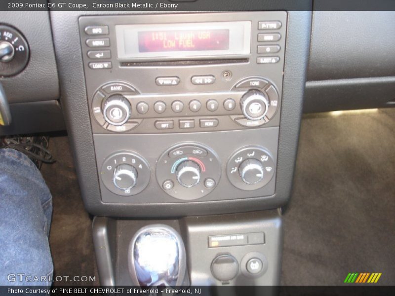 Carbon Black Metallic / Ebony 2009 Pontiac G6 GT Coupe