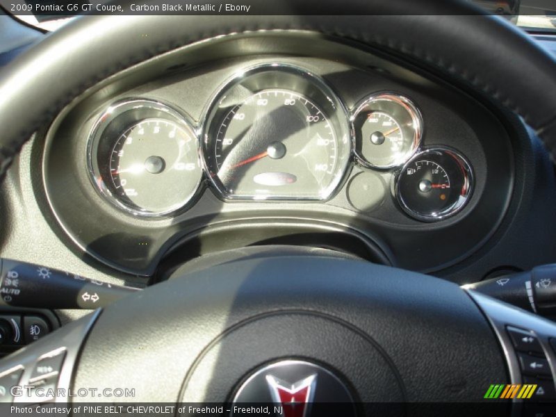 Carbon Black Metallic / Ebony 2009 Pontiac G6 GT Coupe