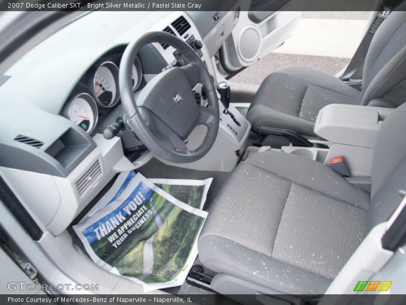 Bright Silver Metallic / Pastel Slate Gray 2007 Dodge Caliber SXT