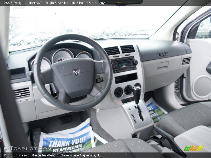 Bright Silver Metallic / Pastel Slate Gray 2007 Dodge Caliber SXT