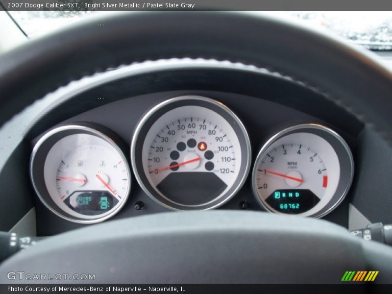 Bright Silver Metallic / Pastel Slate Gray 2007 Dodge Caliber SXT