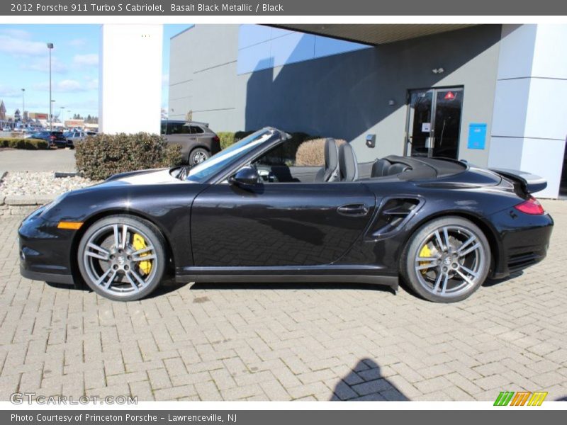  2012 911 Turbo S Cabriolet Basalt Black Metallic