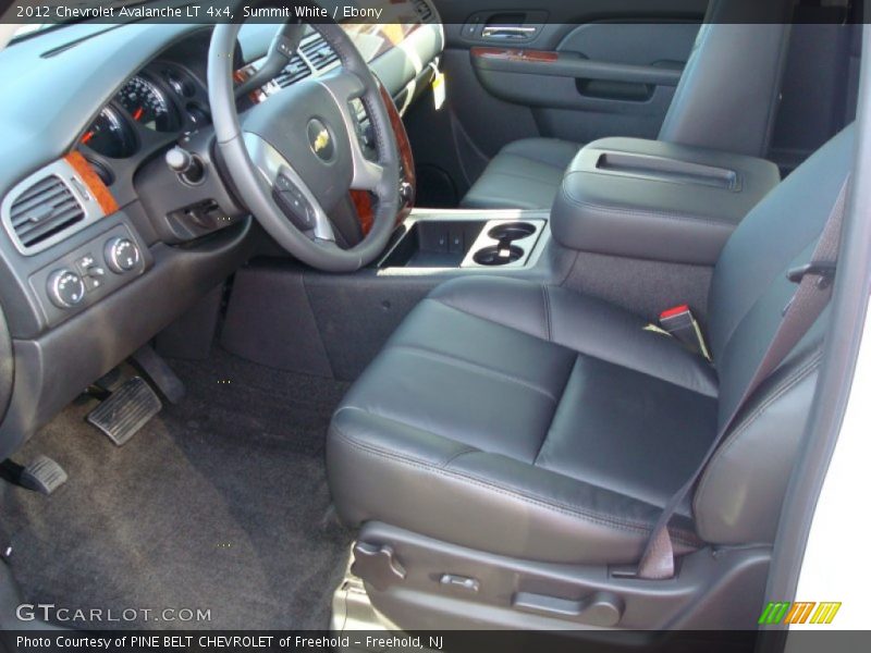  2012 Avalanche LT 4x4 Ebony Interior