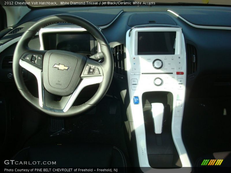 White Diamond Tricoat / Jet Black/Ceramic White Accents 2012 Chevrolet Volt Hatchback