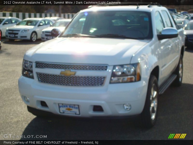 Summit White / Dark Cashmere/Light Cashmere 2012 Chevrolet Avalanche LT 4x4
