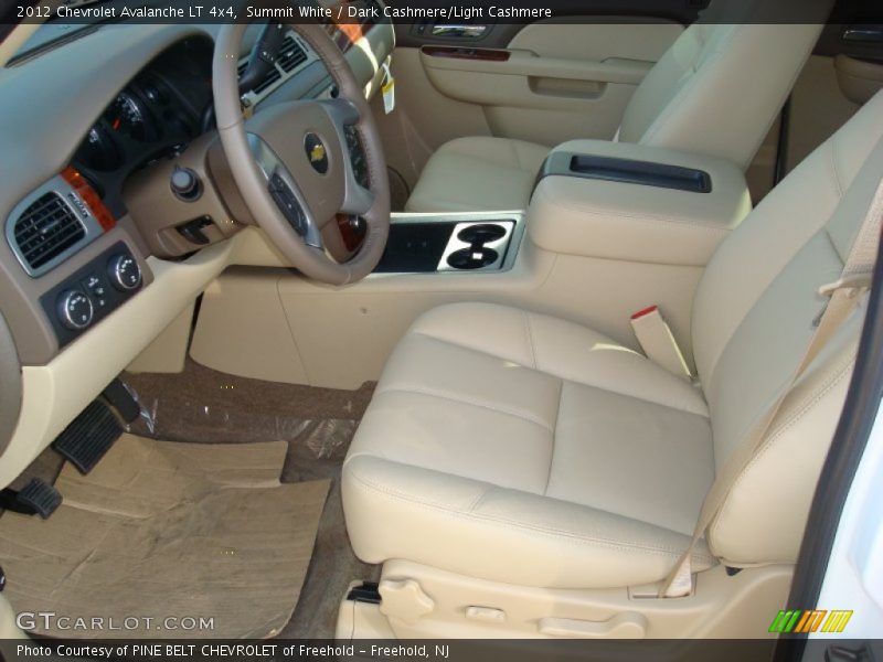 Summit White / Dark Cashmere/Light Cashmere 2012 Chevrolet Avalanche LT 4x4