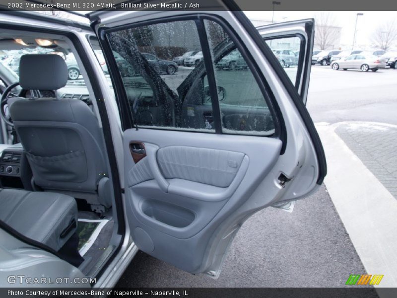 Brilliant Silver Metallic / Ash 2002 Mercedes-Benz ML 320 4Matic