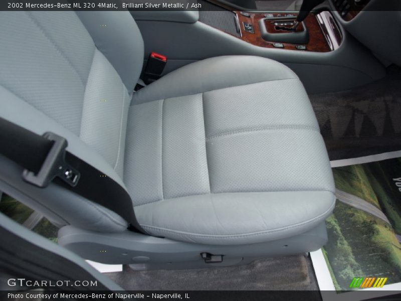 Brilliant Silver Metallic / Ash 2002 Mercedes-Benz ML 320 4Matic
