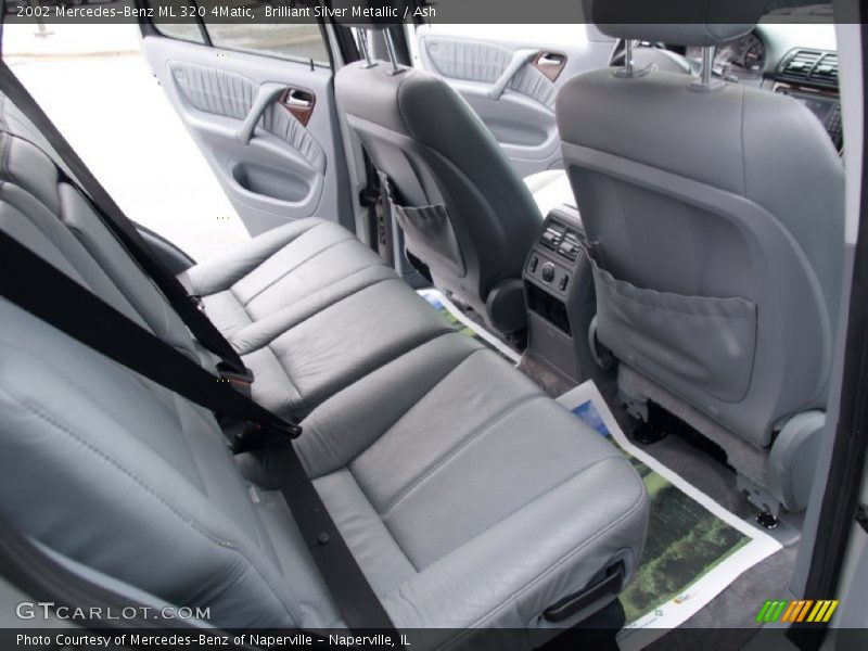 Brilliant Silver Metallic / Ash 2002 Mercedes-Benz ML 320 4Matic