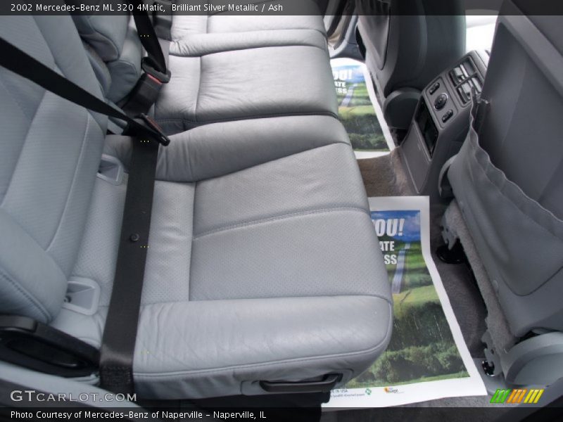 Brilliant Silver Metallic / Ash 2002 Mercedes-Benz ML 320 4Matic