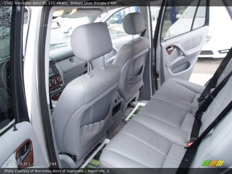 Brilliant Silver Metallic / Ash 2002 Mercedes-Benz ML 320 4Matic