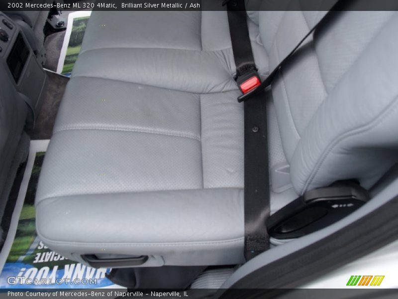 Brilliant Silver Metallic / Ash 2002 Mercedes-Benz ML 320 4Matic