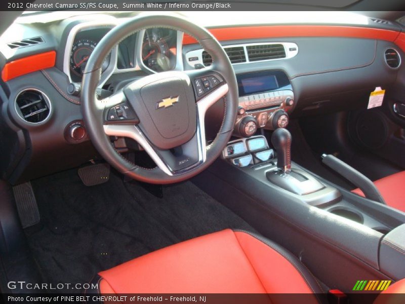 Inferno Orange/Black Interior - 2012 Camaro SS/RS Coupe 