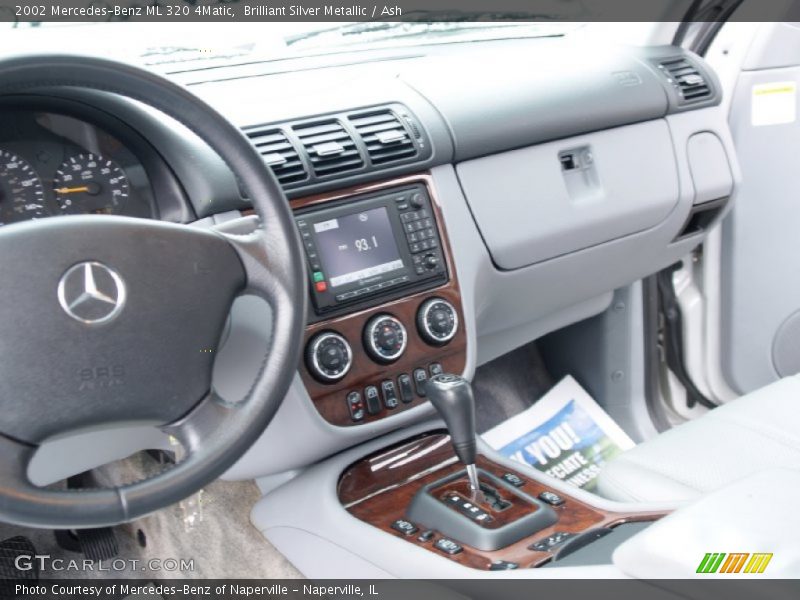 Brilliant Silver Metallic / Ash 2002 Mercedes-Benz ML 320 4Matic