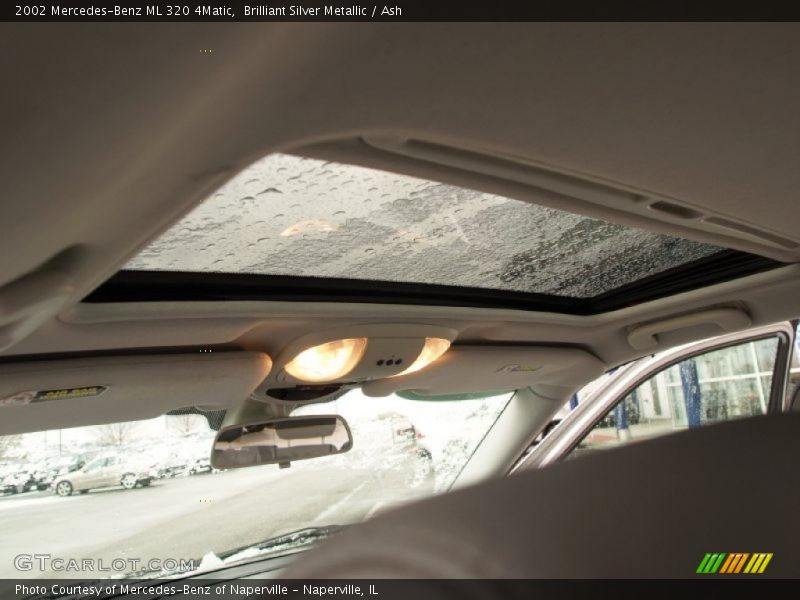 Brilliant Silver Metallic / Ash 2002 Mercedes-Benz ML 320 4Matic