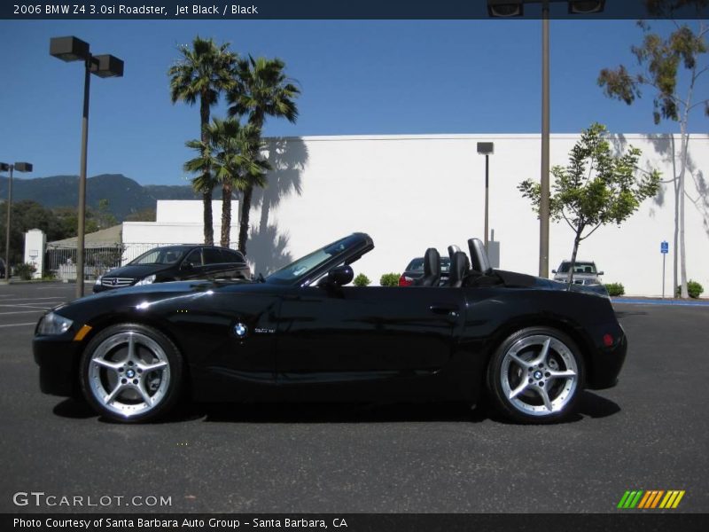 Jet Black / Black 2006 BMW Z4 3.0si Roadster